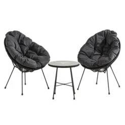 Kafésett Porto - 2 Sitteplatser, GrÄ