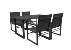 Spisegruppe Opera - 4 Sitteplatser, Svart