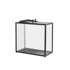 Lykt Caroline - Høyde 48 Cm, Svart