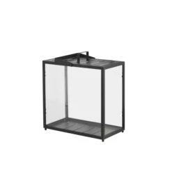 Lykt Caroline - Høyde 35 Cm, Svart