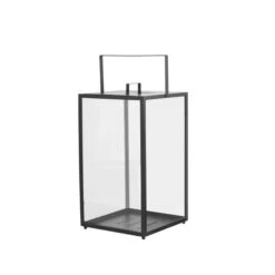 Lykt Caroline - Høyde 58 Cm, Svart