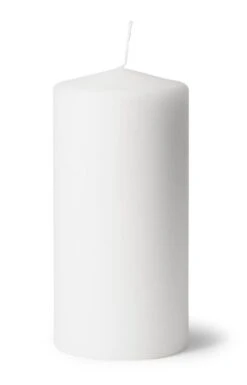 Blokklys - Høyde 20 Cm, Hvit