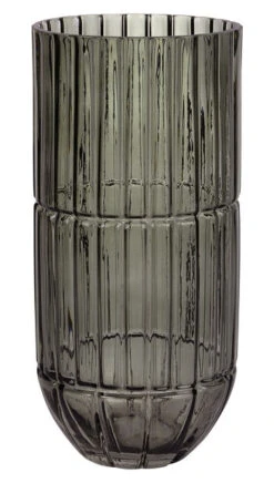 Vase Ambre - Høyde 28 Cm, Grønn