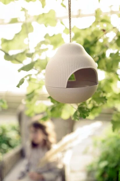 Fuglemater Stripete - HĂžyde 19 Cm, Offwhite - Bilde 3