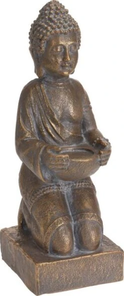 Dekorasjon Buddha - Høyde 44 Cm, Gull