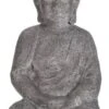 Dekorasjon Buddha - Høyde 49 Cm, Grå