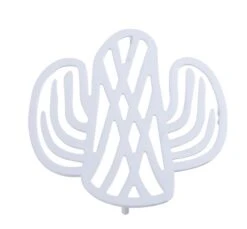 Potteunderlag Kaktus - Ø16 Cm, Hvit