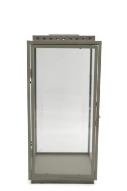 Lykt Canus - Høyde 43 Cm, Grå