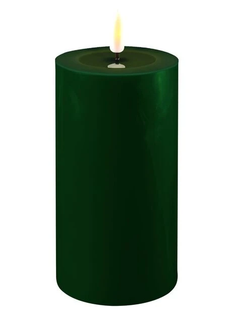 Kubbelys LED - Høyde 15 Cm, Grønn