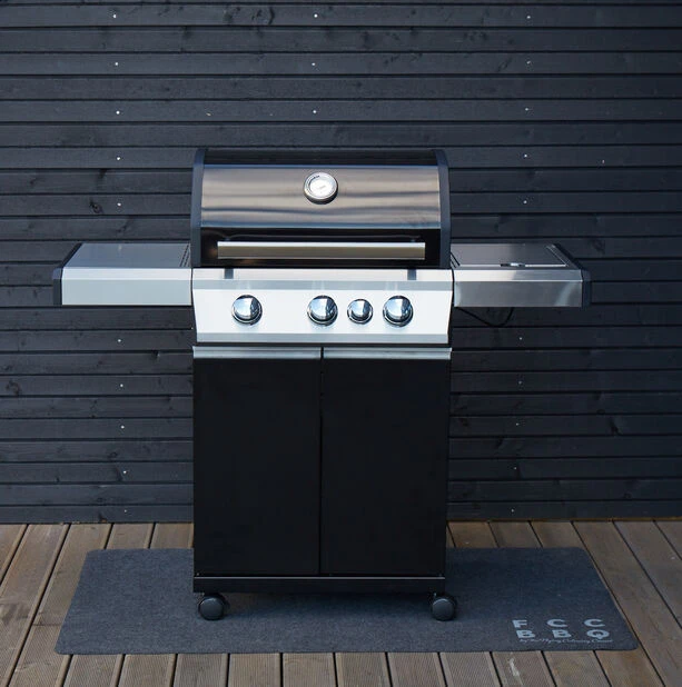 Gassgrill FCC BBQ Mansion 3.1S - Lengde 128 Cm, Svart - Bilde 5
