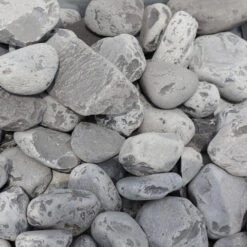 Dekorstein Ebano 40-60mm - 10 Kg, Grå