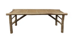 Sammenleggbar Benk Manila Bamboo - Lengde 118 Cm, Beige