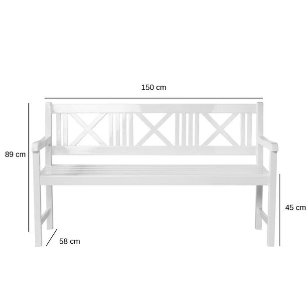Spisegruppe Risør - 4 Sitteplatser, Hvit - Bilde 2