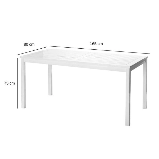 Spisegruppe Risør - 4 Sitteplatser, Hvit - Bilde 4