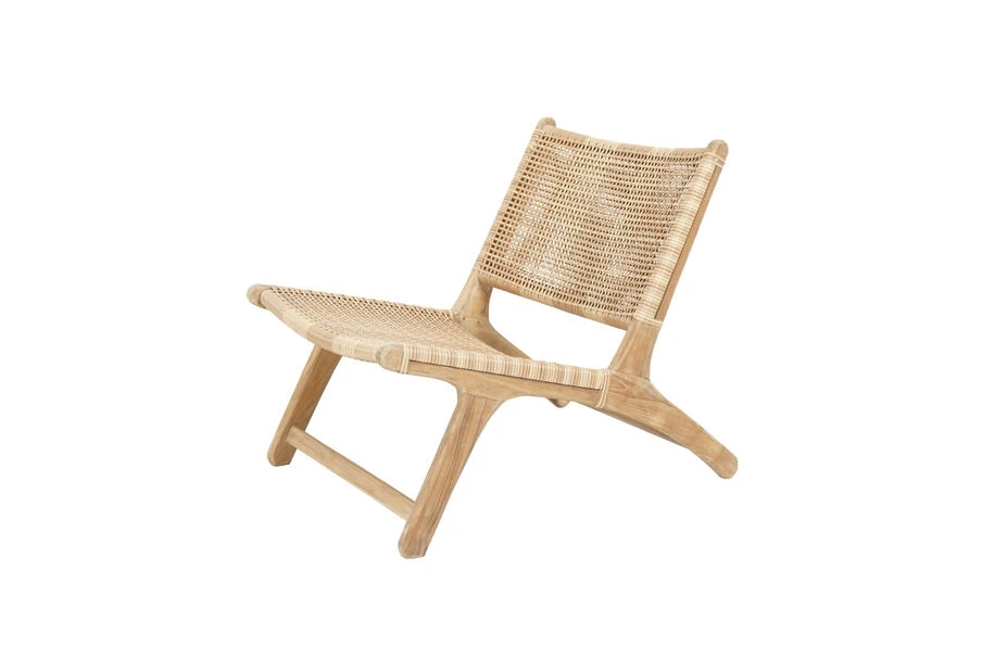 Loungestol Bellano I Teak - Høyde 73 Cm, Tre - Bilde 4