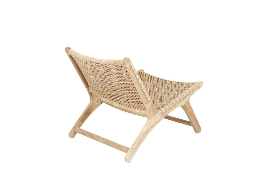 Loungestol Bellano I Teak - Høyde 73 Cm, Tre - Bilde 5
