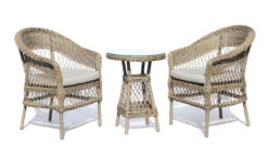 Kafésett Montreal - 2 Sitteplatser, Beige