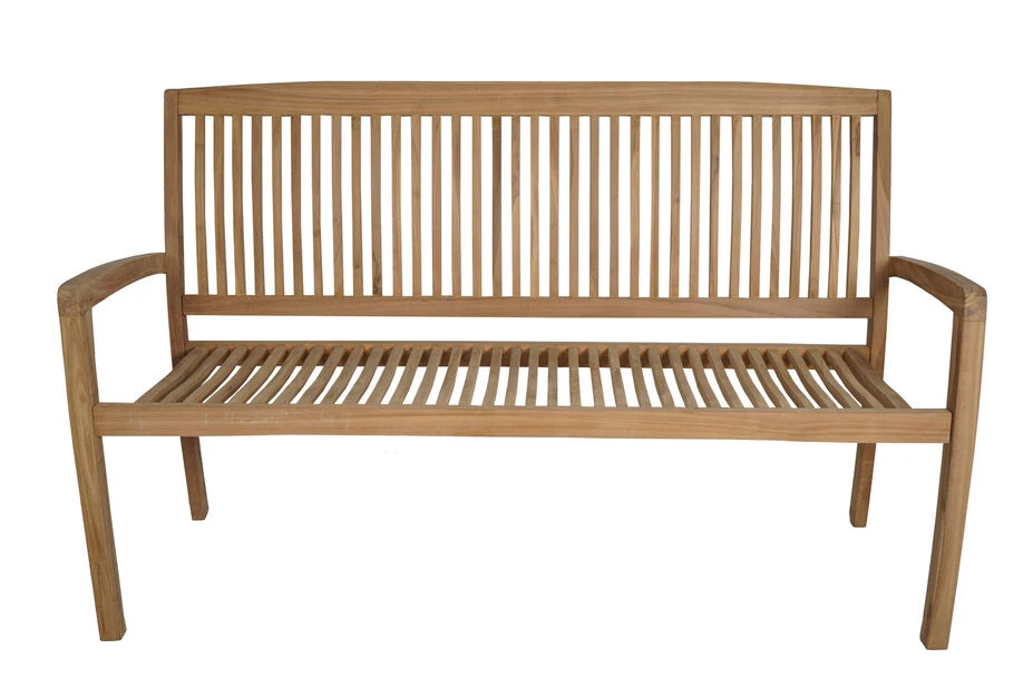 Benk Bayamo I Teak - Lengde 150 Cm, Tre