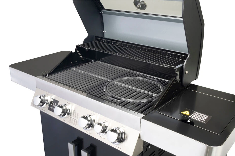 Gassgrill Chef's Special 4.1 FCC BBQ - Lengde 138 Cm, Svart - Bilde 3