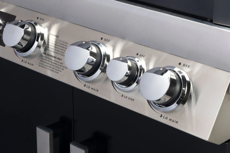 Gassgrill Chef's Special 4.1 FCC BBQ - Lengde 138 Cm, Svart - Bilde 5