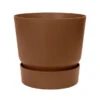 Selvvanningspotte Greenville Elho - Ø40 Cm, Brun