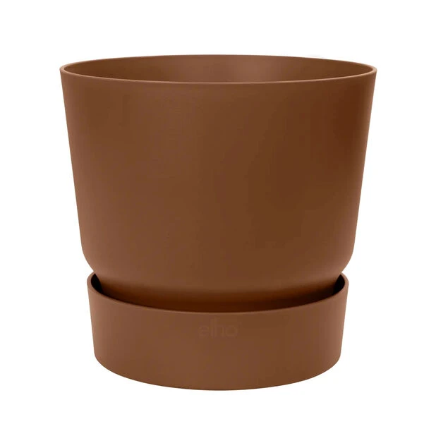 Selvvanningspotte Greenville Elho - Ø47 Cm, Brun