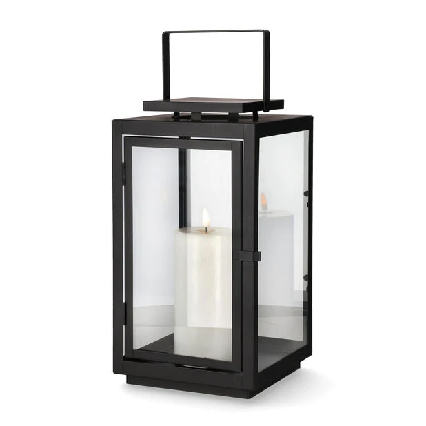 Lykt Asher - Høyde 31 Cm, Svart - Bilde 2