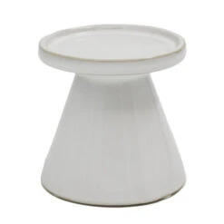 Lysestake Cindy - Høyde 10 Cm, Hvit