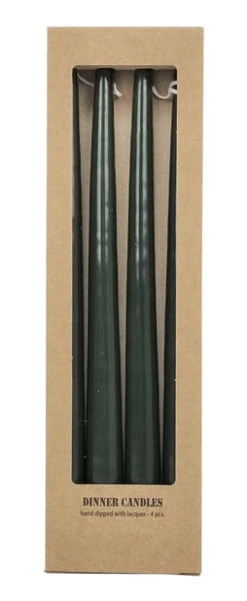 Antikklys Elegans - 4 Pk, Grønn