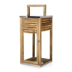 Lykt Ezra - Høyde 54 Cm, Tre