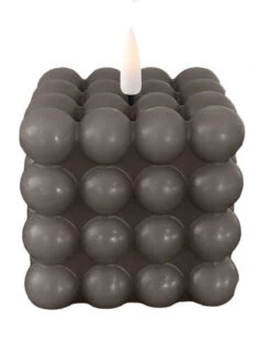 Boblelys LED - Høyde 7.5 Cm, Grå