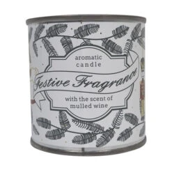 Duftlys Mulled Wine - Høyde 7.5 Cm, Sølv