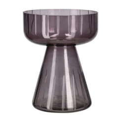 Amaryllisvase Nelia - Høyde 17 Cm, Grå