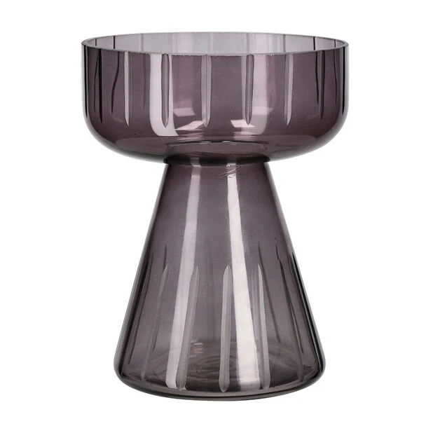 Amaryllisvase Nelia - Høyde 17 Cm, Grå