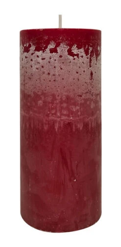 Kubbelys - Høyde 15 Cm, Rød