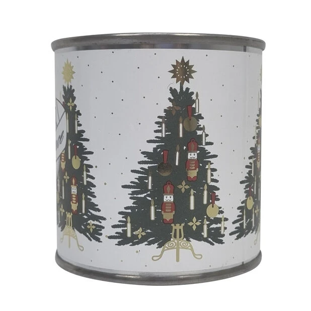 Duftlys Pine - Høyde 7.5 Cm, Hvit - Bilde 2