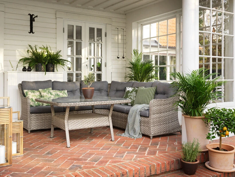 Loungesett San Reno - 5 Sitteplatser, GrÄ - Bilde 2