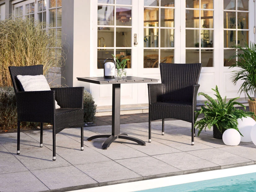 Stol Zaira - Høyde 87 Cm, Svart - Bilde 2