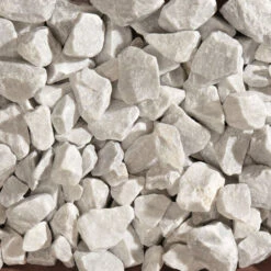 Dekorstein Carrara 30-50mm - 10 Kg, Hvit