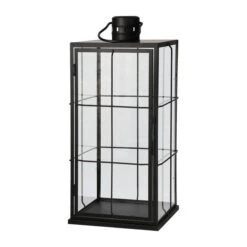 Lykt Kai - Høyde 45 Cm, Svart