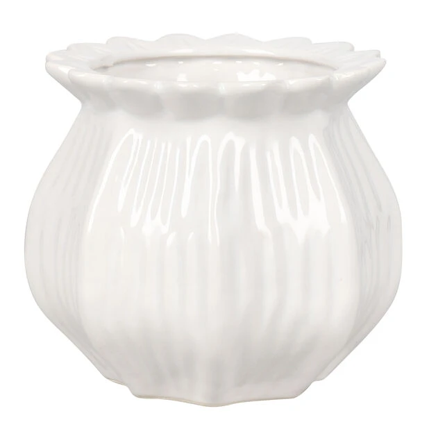 Potte Leia - Ø15 Cm, Hvit