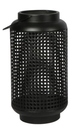 Lykt Linnea - Høyde 38 Cm, Svart