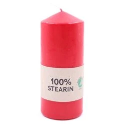 Blokklys - Høyde 14 Cm, Rød