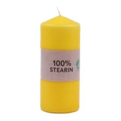 Kubbelys - Høyde 14 Cm, Gul