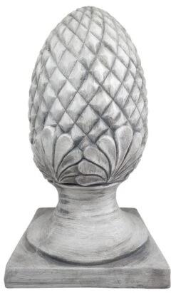 Pyntekongle Pinus - Høyde 50,5 Cm, Grå