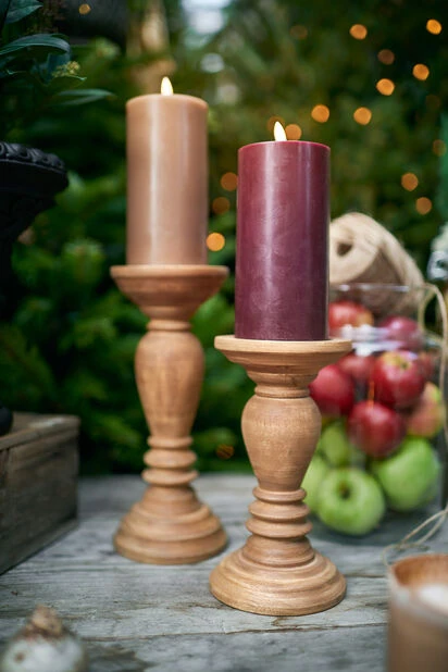 Lysestake Lignum - Høyde 20.5 Cm, Tre - Bilde 2