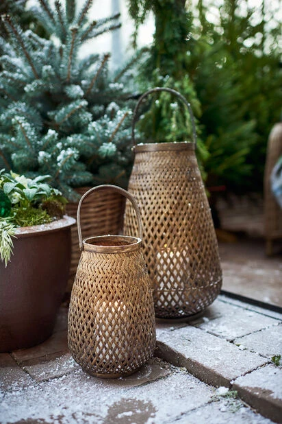 Lykt Vera - Høyde 17 Cm, Tre - Bilde 3