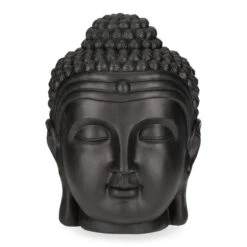 Dekorasjon Buddha - Høyde 30 Cm, Svart