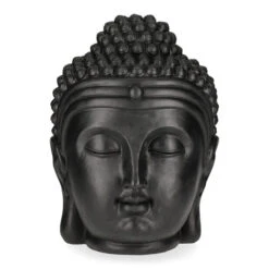 Dekorasjon Buddha - Høyde 40 Cm, Svart