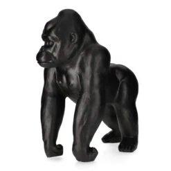 Dekorasjon Gorilla - Høyde 31 Cm, Svart